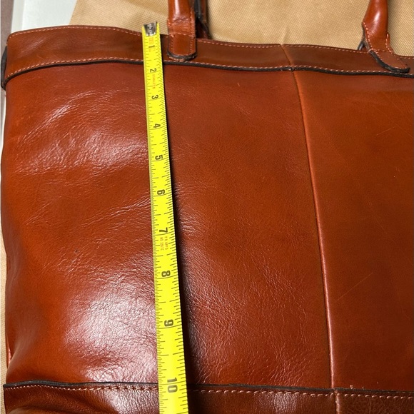 Patricia Nash Brown Leather Mallory Tote Bag with dust bag - Picture 5 of 13